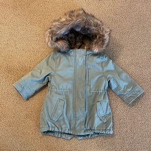 Baby Gap 3 in 1 Faux Fur Hooded Parka - NWOT